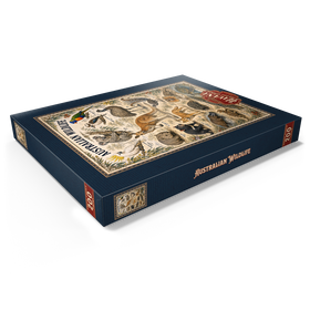 Alternative Darstellung des Puzzle-Motivs Australian Wildlife Vintage Art Poster – Puzzleteile: 200