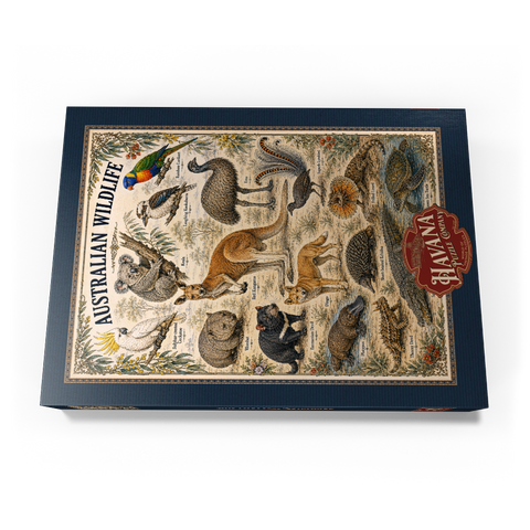 Darstellung des Puzzle Motivs Australian Wildlife Vintage Art Poster Australian Wildlife Vintage Art Poster 500 Puzzle Schachtel Ansicht3