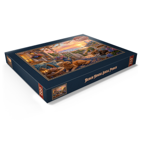 Alternative Darstellung des Puzzle-Motivs Beach House Shell Porch – Puzzleteile: 200