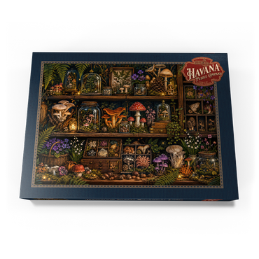 Darstellung des Puzzle Motivs Mushroom Forest Botanical Shelf 500 Puzzle Schachtel Ansicht3