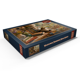 Darstellung des Puzzle Motivs Bücherecke im Wildflower Farmhouse - Puzzleteile: 1000