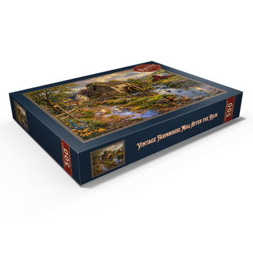 Darstellung des Puzzle Motivs Vintage Farmhouse Mill After the Rain 500 Puzzle Schachtel Ansicht1