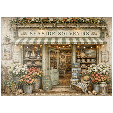 Darstellung des Puzzle Motivs puzzleplate The Seaside Souvenir Store 1000 Puzzle