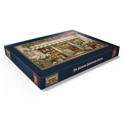 Darstellung des Puzzle Motivs Der Souvenirladen am Meer The Seaside Souvenir Store 200 Puzzle Schachtel Ansicht1