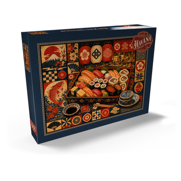 Darstellung des Puzzle Motivs Sushi Market Bento Collage 1000 Puzzle Schachtel Ansicht2