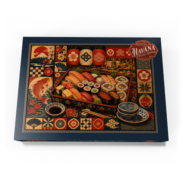 Darstellung des Puzzle Motivs Sushi Market Bento Collage 1000 Puzzle Schachtel Ansicht3