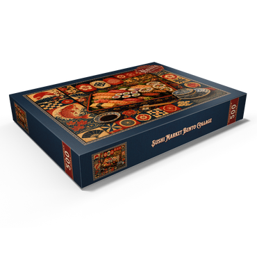 Darstellung des Puzzle Motivs Sushi Market Bento Collage 500 Puzzle Schachtel Ansicht1