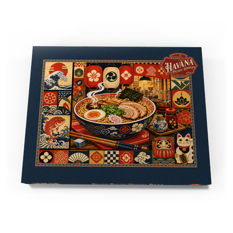 Darstellung des Puzzle Motivs Retro-Ramen-Markt-Schüssel Retro Ramen Market Bowl 100 Puzzle Schachtel Ansicht3