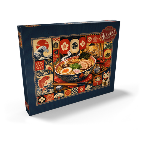 Darstellung des Puzzle Motivs Retro-Ramen-Markt-Schüssel Retro Ramen Market Bowl 200 Puzzle Schachtel Ansicht2