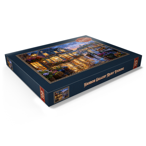 Darstellung des Puzzle Motivs Harbor Gallery – Regnerischer Abend Harbor Gallery Rainy Evening 100 Puzzle Schachtel Ansicht1