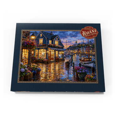 Darstellung des Puzzle Motivs Harbor Gallery Rainy Evening 100 Puzzle Schachtel Ansicht3