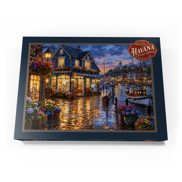 Darstellung des Puzzle Motivs Harbor Gallery Rainy Evening 500 Puzzle Schachtel Ansicht3