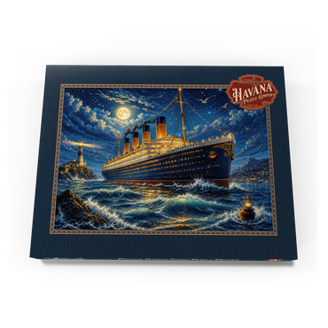 Darstellung des Puzzle Motivs Grand Ocean Liner Night Voyage 200 Puzzle Schachtel Ansicht3
