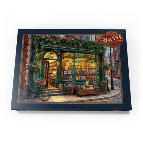 Darstellung des Puzzle Motivs Eine bezaubernde Buchhandlung in Dublin Charming Dublin Bookstore 1000 Puzzle Schachtel Ansicht3