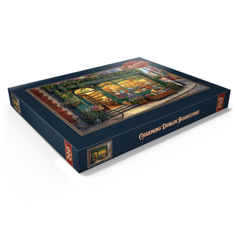 Darstellung des Puzzle Motivs Eine bezaubernde Buchhandlung in Dublin Charming Dublin Bookstore 200 Puzzle Schachtel Ansicht1