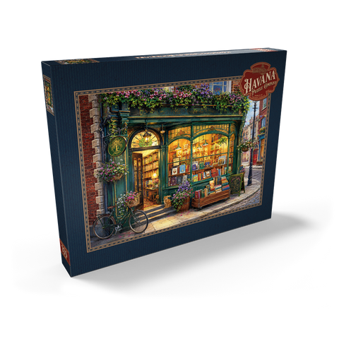 Darstellung des Puzzle Motivs Eine bezaubernde Buchhandlung in Dublin Charming Dublin Bookstore 200 Puzzle Schachtel Ansicht2