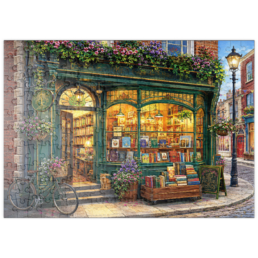 Darstellung des Puzzle Motivs puzzleplate Charming Dublin Bookstore 200 Puzzle
