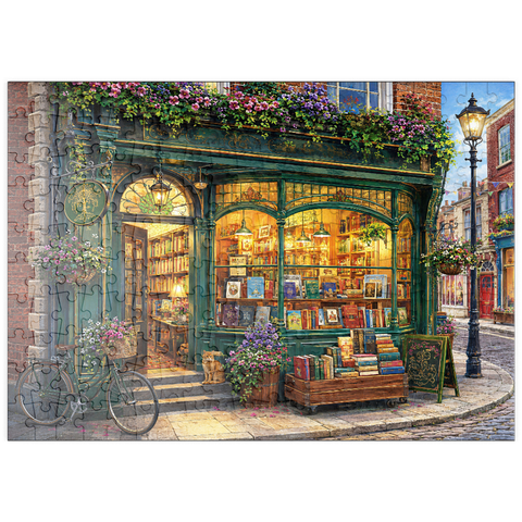 Darstellung des Puzzle Motivs Eine bezaubernde Buchhandlung in Dublin puzzleplate Charming Dublin Bookstore 200 Puzzle