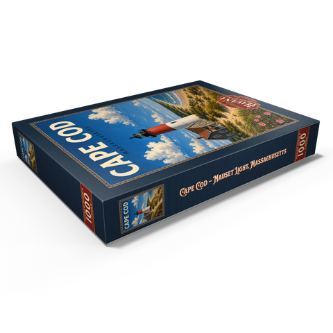 Darstellung des Puzzle Motivs Cape Cod – Nauset Light, Massachusetts Cape Cod – Nauset Light, Massachusetts 1000 Puzzle Schachtel Ansicht1