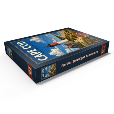 Darstellung des Puzzle Motivs Cape Cod – Nauset Light, Massachusetts 500 Puzzle Schachtel Ansicht1