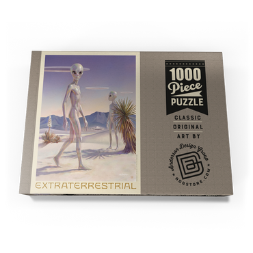 Darstellung des Puzzle Motivs Legends Of The National Parks: Extraterrestrial (White Sands) 1000 Puzzle Schachtel Ansicht3