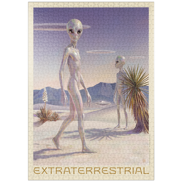 Darstellung des Puzzle Motivs puzzleplate Legends Of The National Parks: Extraterrestrial (White Sands) 1000 Puzzle