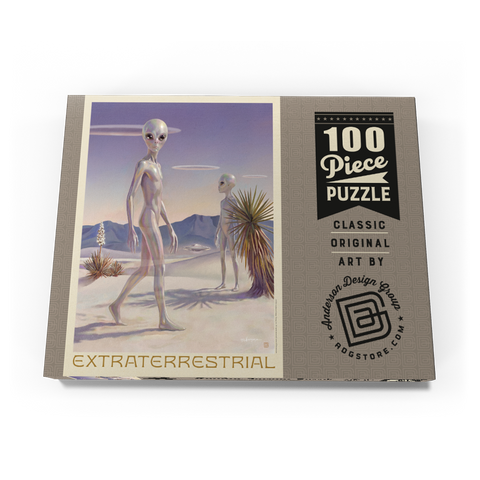 Darstellung des Puzzle Motivs Legends Of The National Parks: Extraterrestrial (White Sands) Legends Of The National Parks: Extraterrestrial (White Sands) 100 Puzzle Schachtel Ansicht3