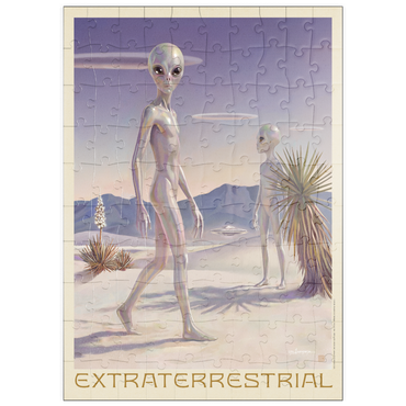 Darstellung des Puzzle Motivs puzzleplate Legends Of The National Parks: Extraterrestrial (White Sands) 100 Puzzle