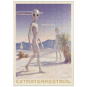Darstellung des Puzzle Motivs Legends Of The National Parks: Extraterrestrial (White Sands) - Puzzleteile: 100