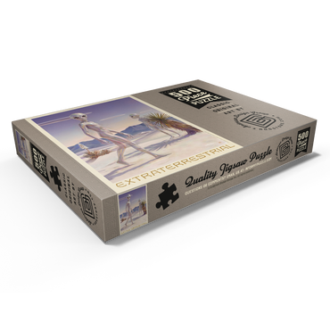 Darstellung des Puzzle Motivs Legends Of The National Parks: Extraterrestrial (White Sands) 500 Puzzle Schachtel Ansicht1