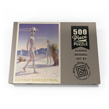 Darstellung des Puzzle Motivs Legends Of The National Parks: Extraterrestrial (White Sands) 500 Puzzle Schachtel Ansicht3