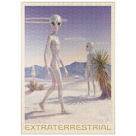 Darstellung des Puzzle Motivs Legends Of The National Parks: Extraterrestrial (White Sands) - Puzzleteile: 500