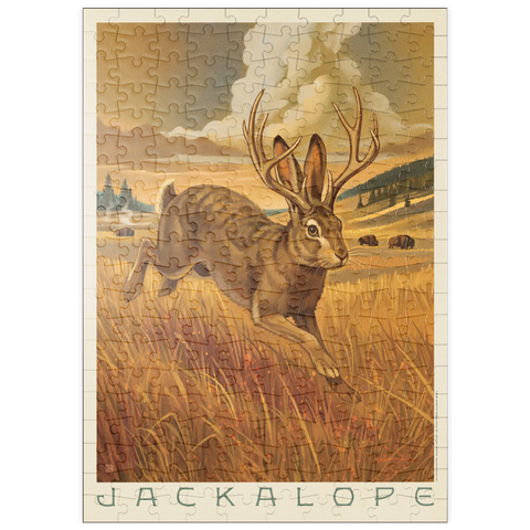 Darstellung des Puzzle Motivs Legends Of The National Parks: Scampering Jackalope puzzleplate Legends Of The National Parks: Scampering Jackalope 200 Puzzle