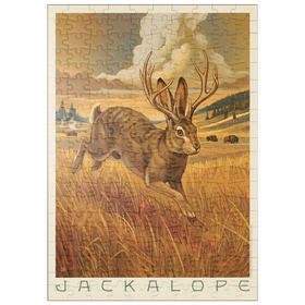 Darstellung des Puzzle Motivs Legends Of The National Parks: Scampering Jackalope - Puzzleteile: 200