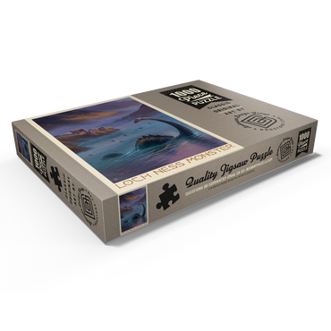 Darstellung des Puzzle Motivs Mythical Creatures: Loch Ness Monster In The Mist 1000 Puzzle Schachtel Ansicht1