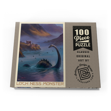 Darstellung des Puzzle Motivs Mythical Creatures: Loch Ness Monster In The Mist 100 Puzzle Schachtel Ansicht3