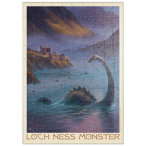 Darstellung des Puzzle Motivs Mythical Creatures: Loch Ness Monster In The Mist puzzleplate Mythical Creatures: Loch Ness Monster In The Mist 100 Puzzle