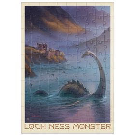 Darstellung des Puzzle Motivs Mythical Creatures: Loch Ness Monster In The Mist - Puzzleteile: 100