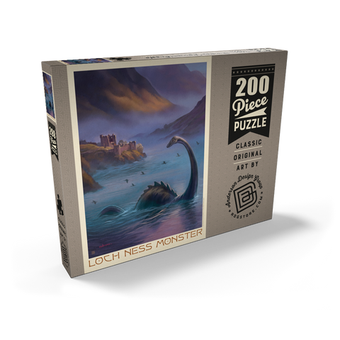 Darstellung des Puzzle Motivs Mythical Creatures: Loch Ness Monster In The Mist Mythical Creatures: Loch Ness Monster In The Mist 200 Puzzle Schachtel Ansicht2