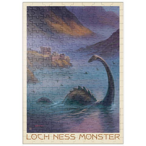 Darstellung des Puzzle Motivs Mythical Creatures: Loch Ness Monster In The Mist puzzleplate Mythical Creatures: Loch Ness Monster In The Mist 200 Puzzle