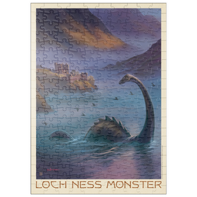 Darstellung des Puzzle Motivs Mythical Creatures: Loch Ness Monster In The Mist - Puzzleteile: 200