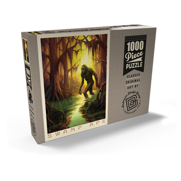 Darstellung des Puzzle Motivs Legends Of The National Parks: Swamp Ape Sighting 1000 Puzzle Schachtel Ansicht2