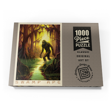 Darstellung des Puzzle Motivs Legends Of The National Parks: Swamp Ape Sighting 1000 Puzzle Schachtel Ansicht3