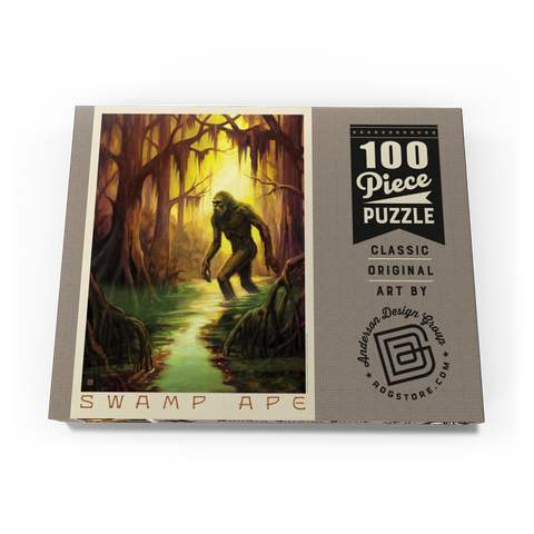 Darstellung des Puzzle Motivs Legends Of The National Parks: Swamp Ape Sighting Legends Of The National Parks: Swamp Ape Sighting 100 Puzzle Schachtel Ansicht3