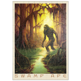 Darstellung des Puzzle Motivs Legends Of The National Parks: Swamp Ape Sighting - Puzzleteile: 100