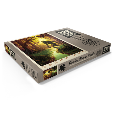 Darstellung des Puzzle Motivs Legends Of The National Parks: Swamp Ape Sighting 200 Puzzle Schachtel Ansicht1