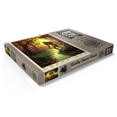 Darstellung des Puzzle Motivs Legends Of The National Parks: Swamp Ape Sighting Legends Of The National Parks: Swamp Ape Sighting 200 Puzzle Schachtel Ansicht1