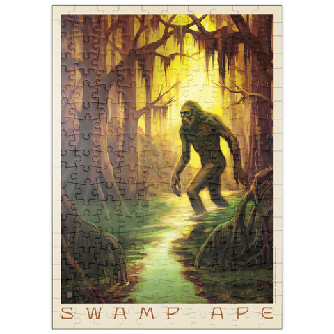 Darstellung des Puzzle Motivs Legends Of The National Parks: Swamp Ape Sighting puzzleplate Legends Of The National Parks: Swamp Ape Sighting 200 Puzzle