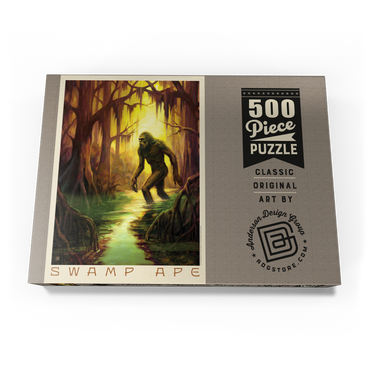 Darstellung des Puzzle Motivs Legends Of The National Parks: Swamp Ape Sighting 500 Puzzle Schachtel Ansicht3