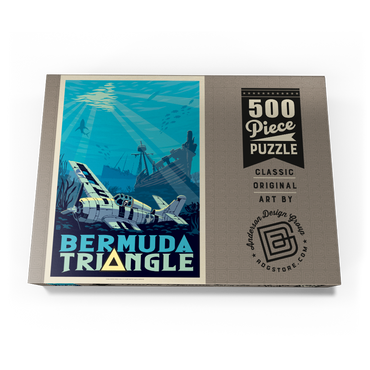 Darstellung des Puzzle Motivs Bermuda Triangle Shipwreck Mystery 500 Puzzle Schachtel Ansicht3